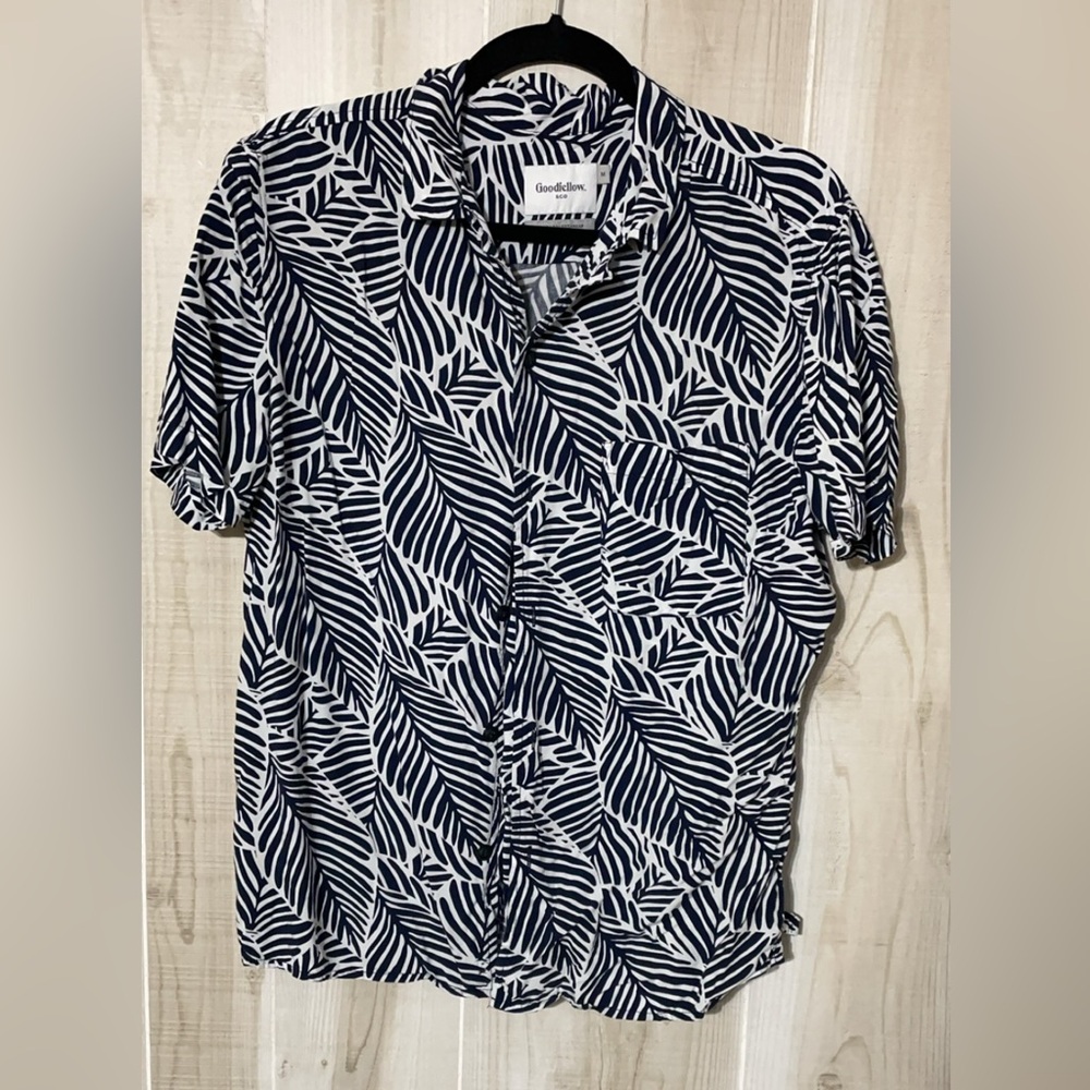 Goodfellow & Co. Patterned Beach Shirt (Med)